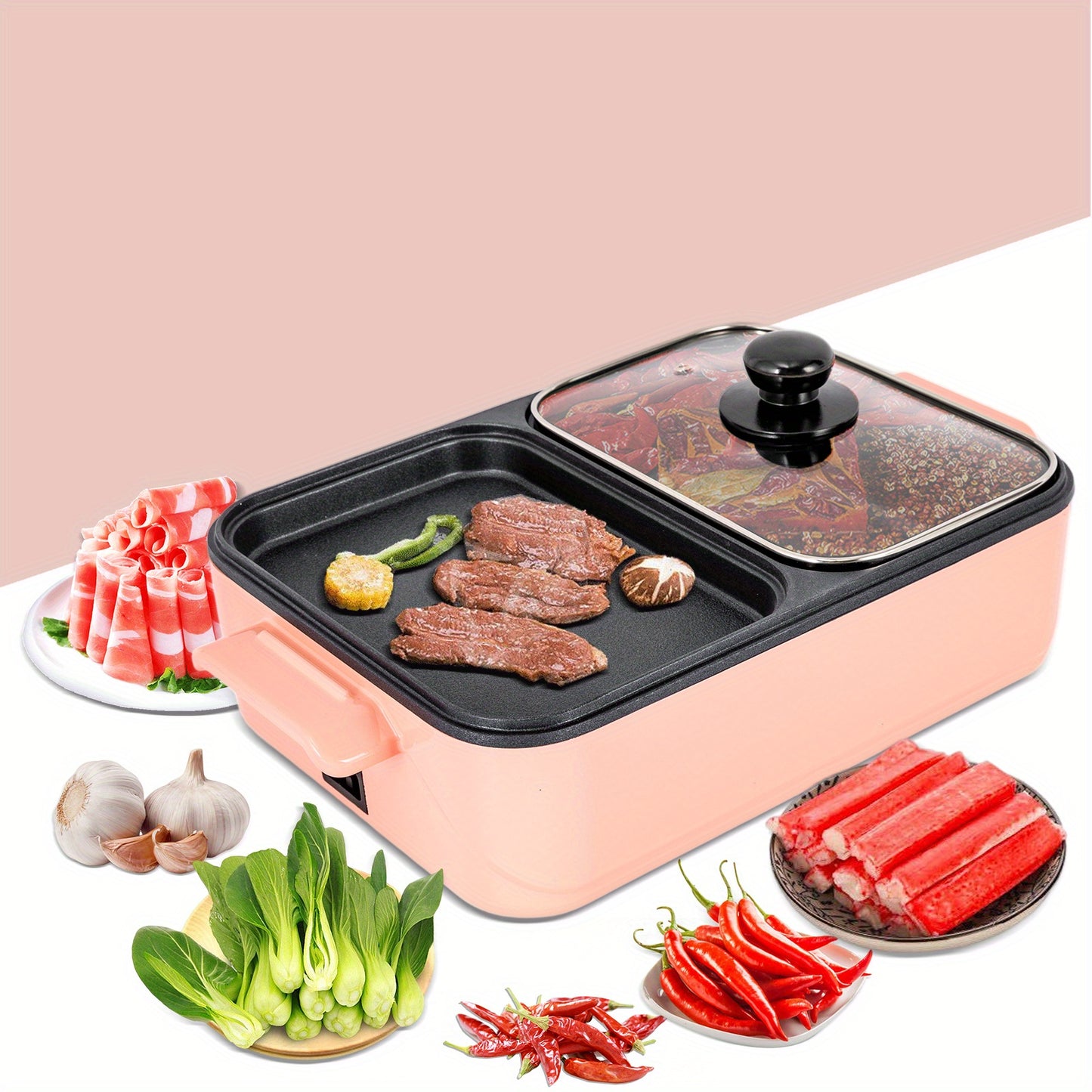 Electric Hot Pot with Grill