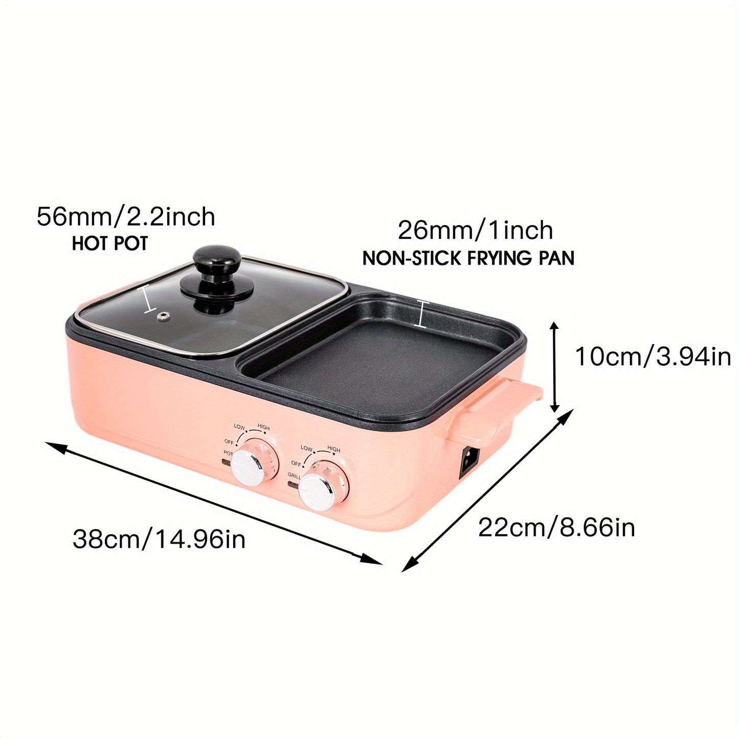 Electric Hot Pot with Grill